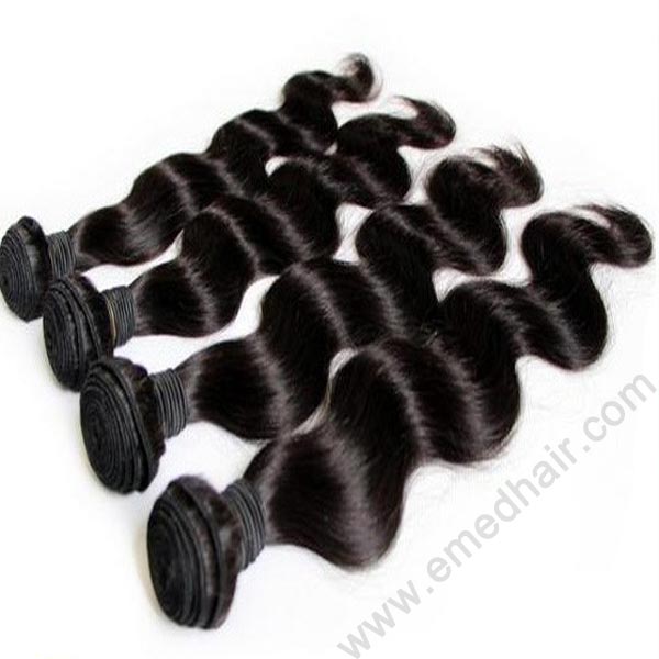 Natural black Indian remy hair LJ128